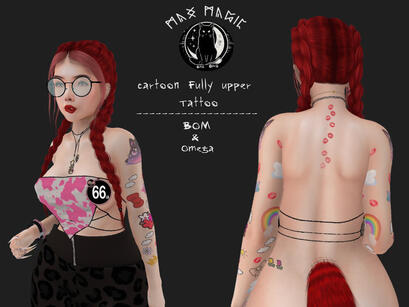 Max Magic - Cartoon Full Upper Tatto